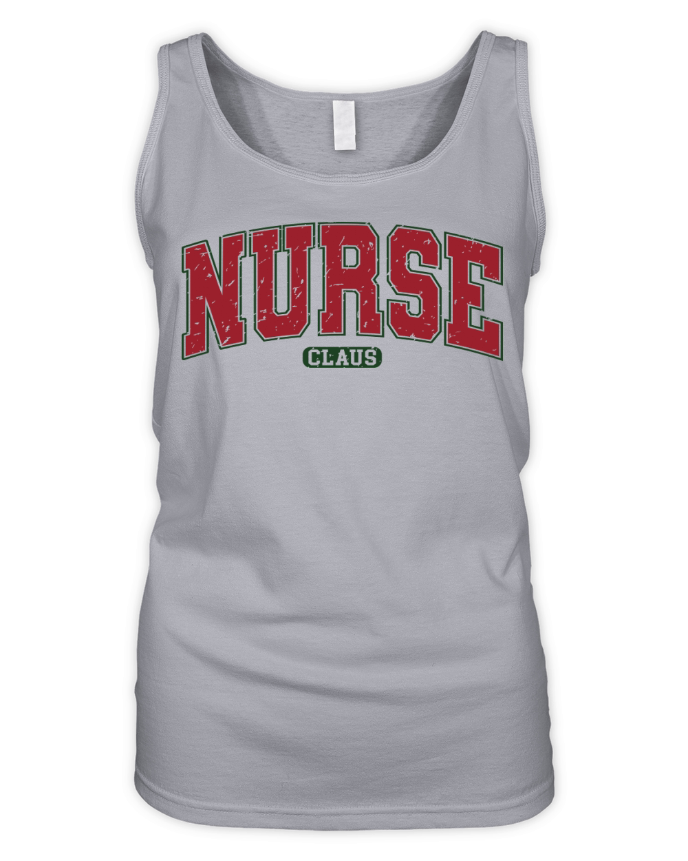 NurseClausVarsity Retro Organic Women's Tank Top