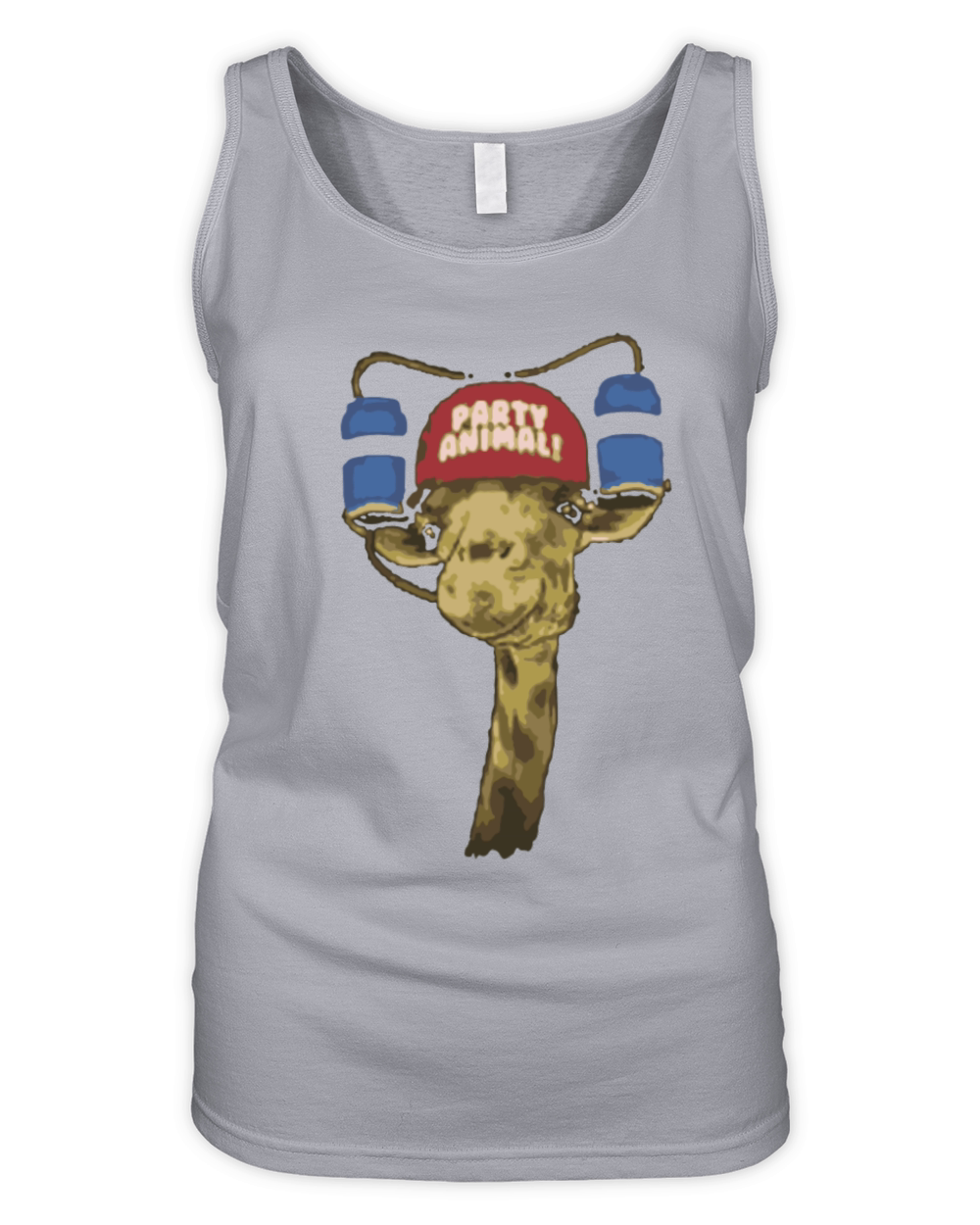 party animal funny Organic Women's Tank Top