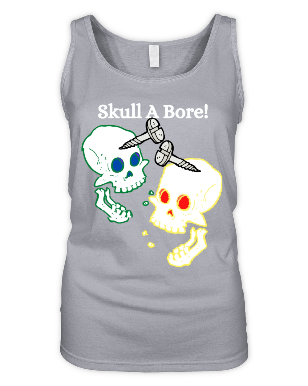 skull a bore Organic Women's Tank Top