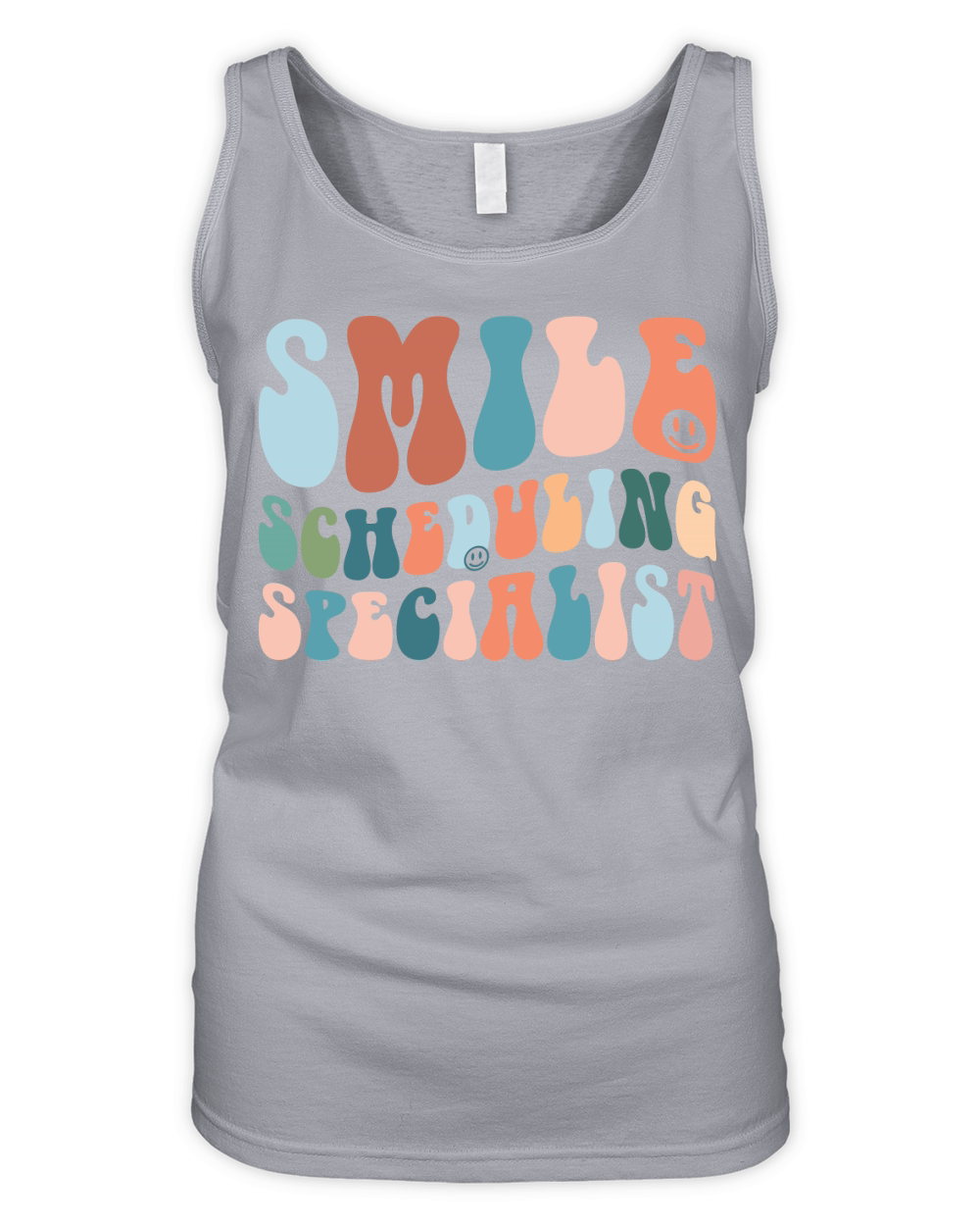 Smile Scheduling Specialist Organic Women's Tank Top