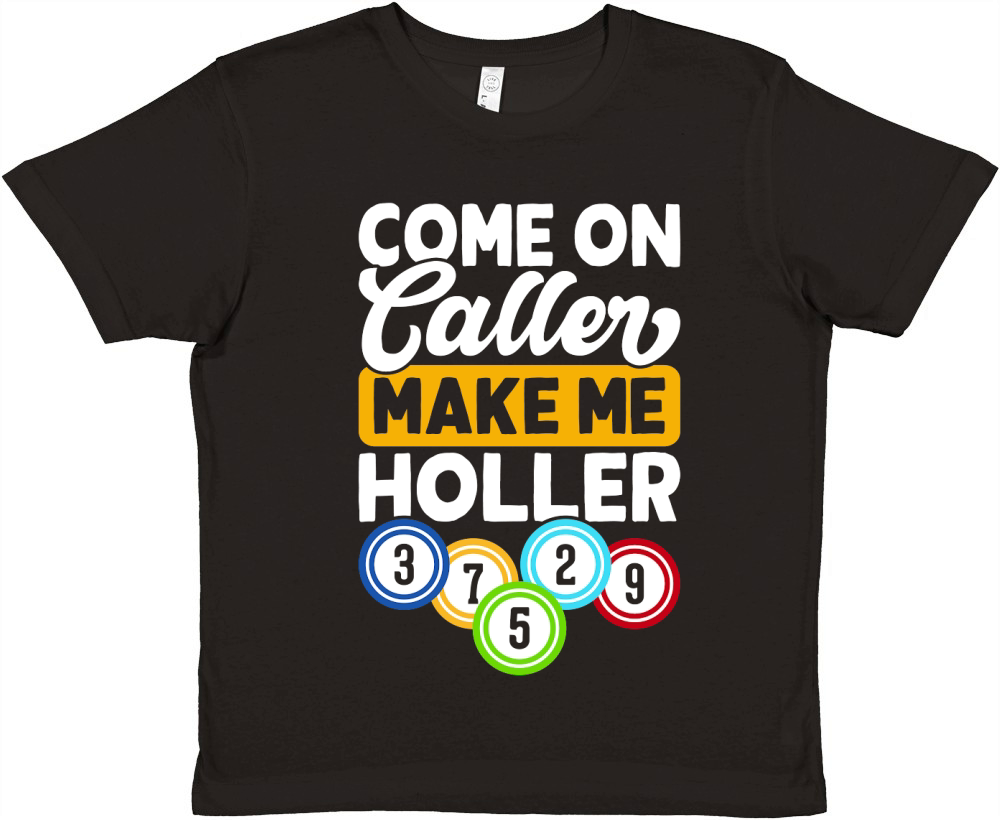 Casino Vintage Bingo make me Holler Premium Kids Crewneck T-shirt