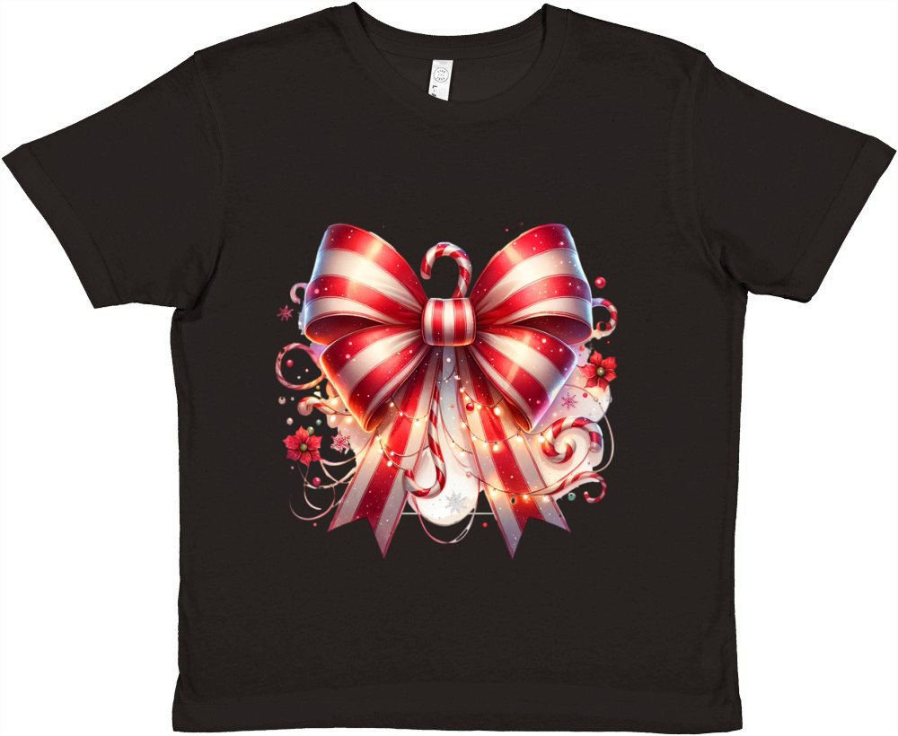 Christmas bow 13 16 Premium Kids Crewneck T-shirt