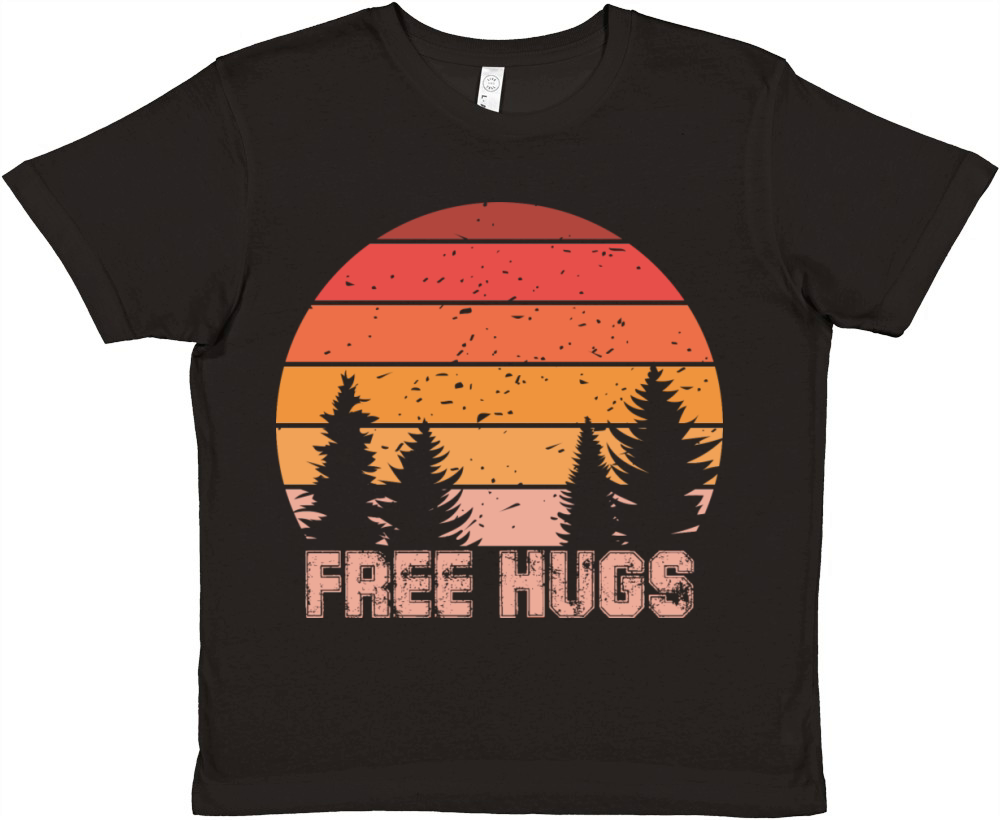 Free Hugs Premium Kids Crewneck T-shirt