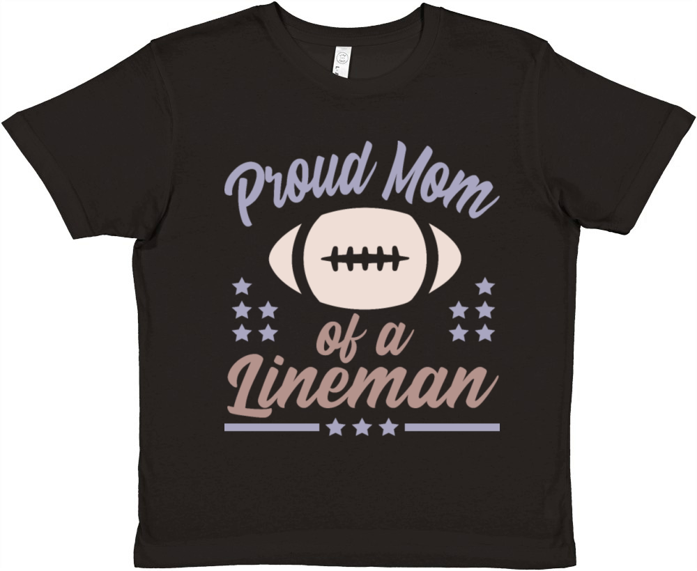 Funny Football Offensive Linemen Apparel Premium Kids Crewneck T-shirt