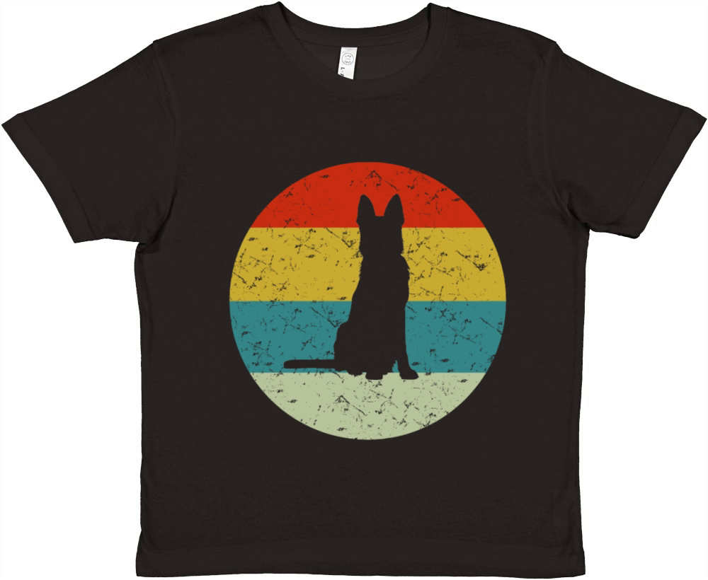 GERMAN SHEPHERD vintage Premium Kids Crewneck T-shirt