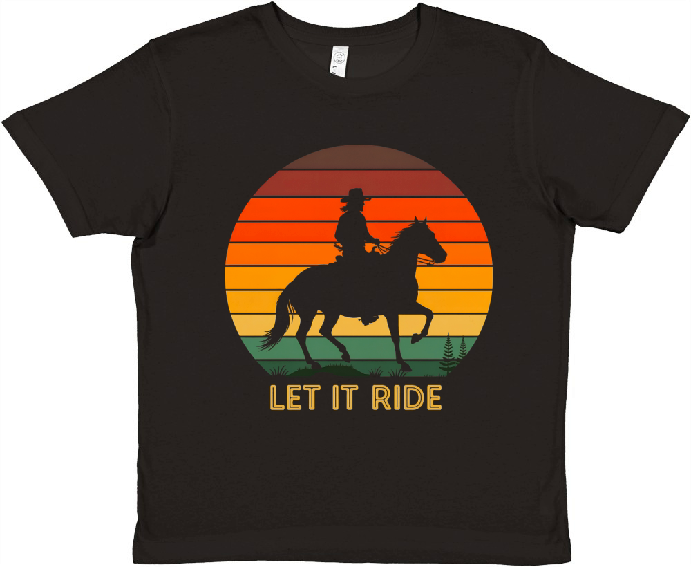 Let Is Ride Horse Premium Kids Crewneck T-shirt