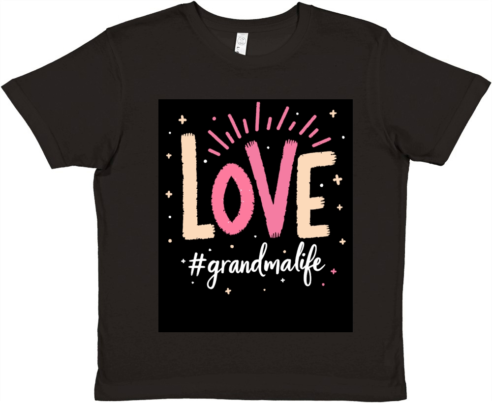 Love #grandma life Premium Kids Crewneck T-shirt
