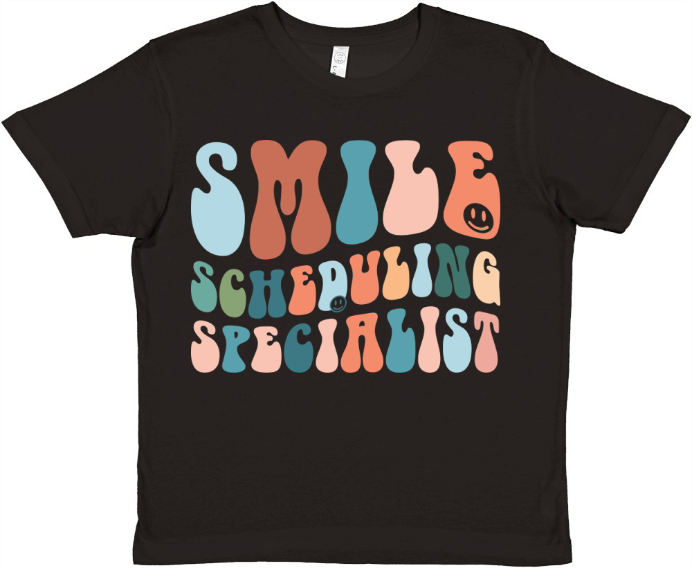 Smile Scheduling Specialist Premium Kids Crewneck T-shirt