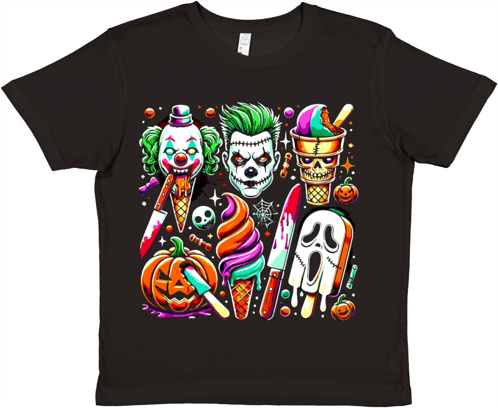Spooky Halloween Treats Premium Kids Crewneck T-shirt