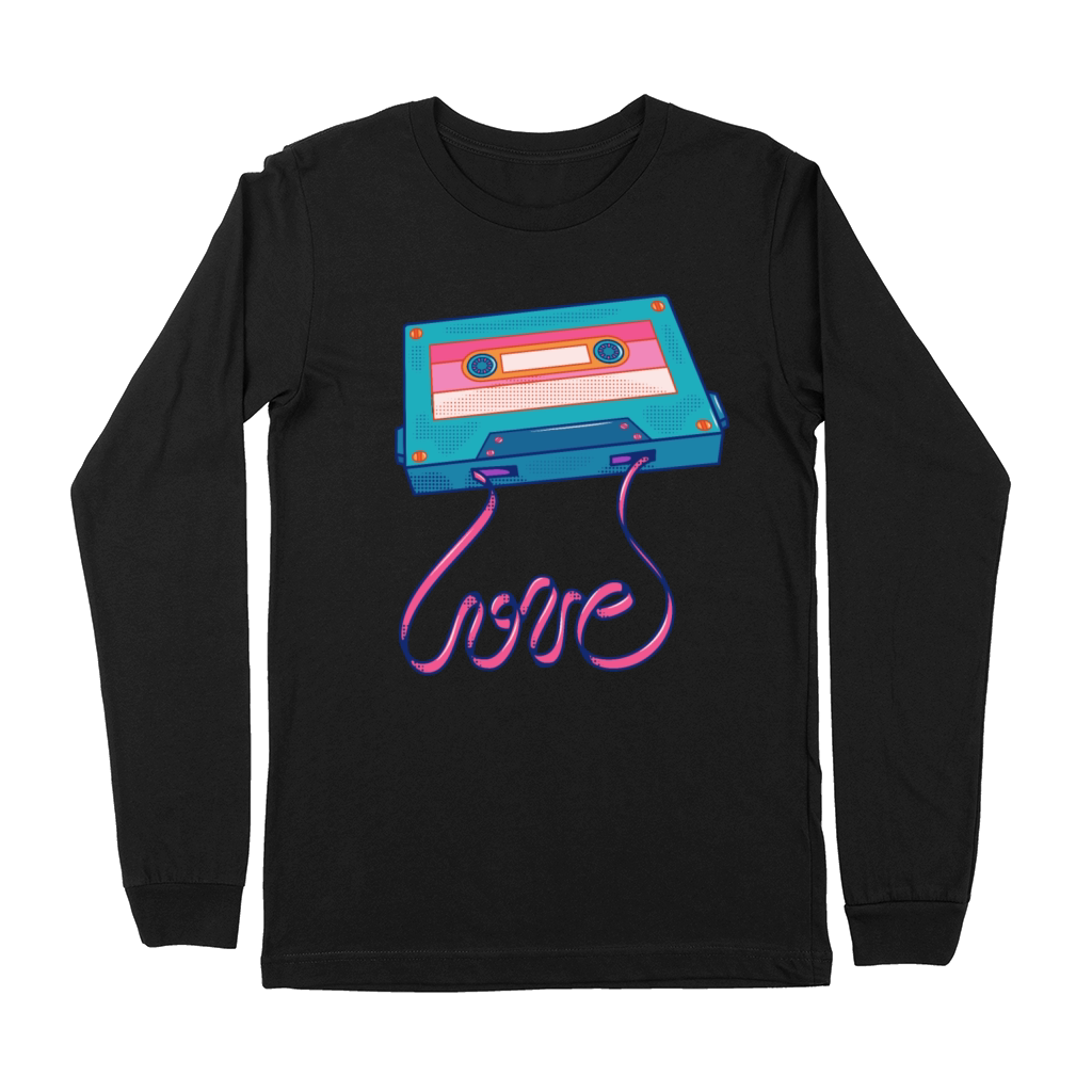 Love music tape Premium Long Sleeve