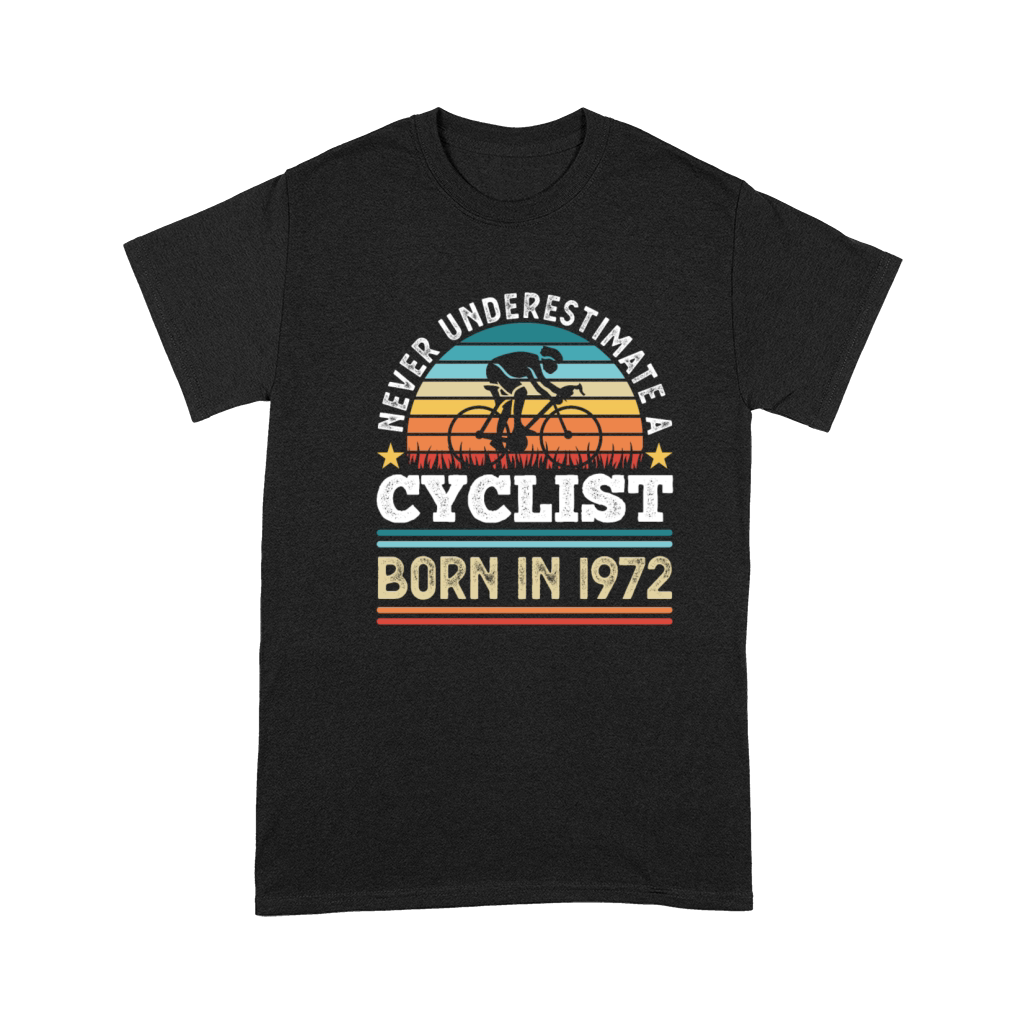 Cyclist born in 1972 50th Birthday Gift Cycling Premium T-shirt