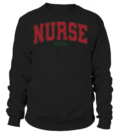 NurseClausVarsity Retro Sweatshirt Unisex