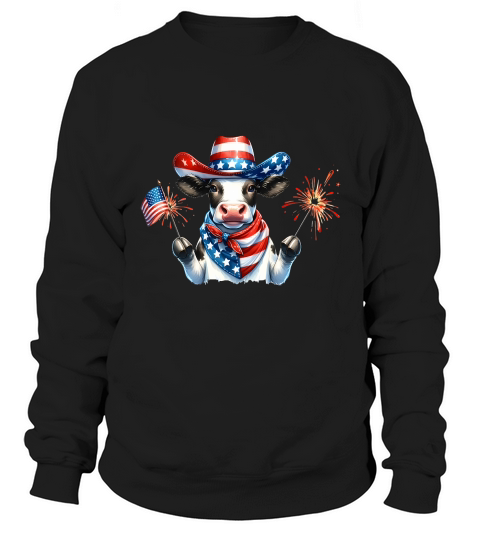 Sparklers and stripes 02 Sweatshirt Unisex