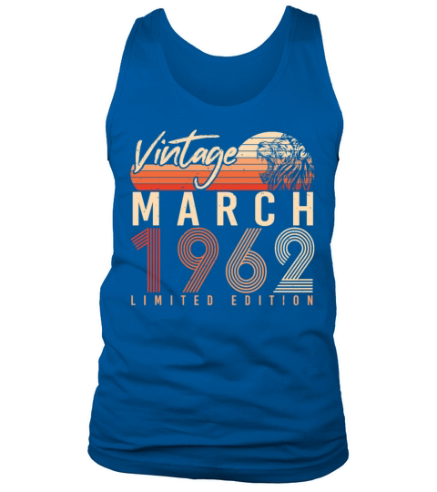 1962 March Vintage Limited Tank Top Unisex