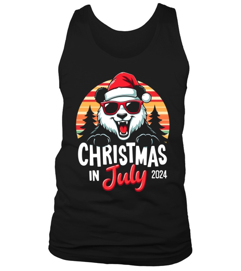 Christmas In July 2024 3 Tank Top Unisex