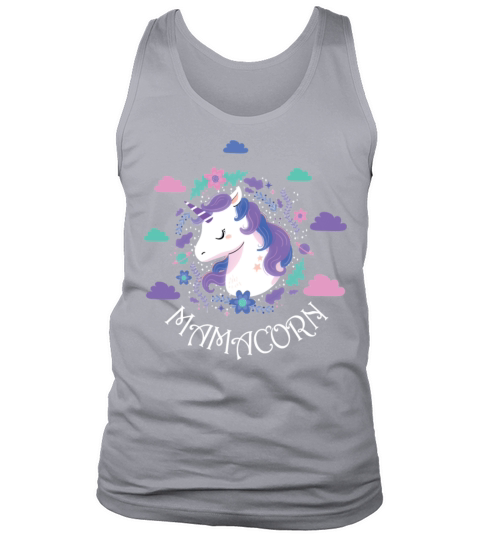 Unicorn Womens Funny Mamacorn Unicorn Costume Mom Tank Top Unisex