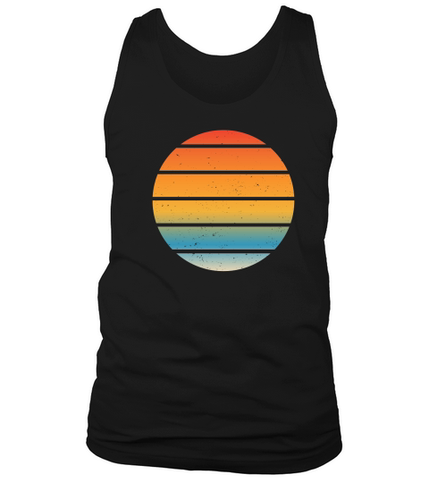 Vintage Retro Sunset (2) Tank Top Unisex