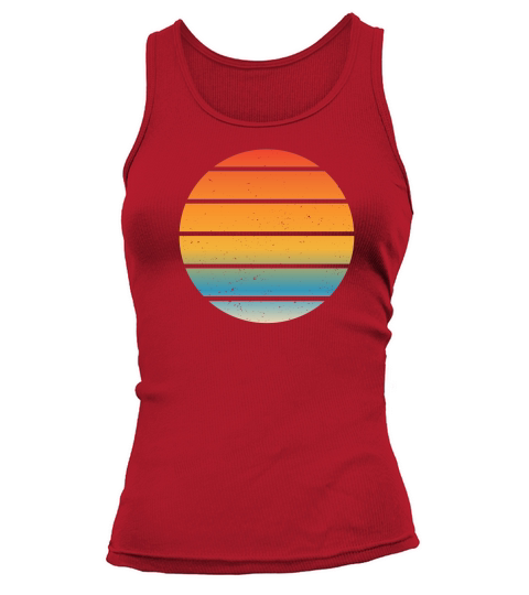 Vintage Retro Sunset (2) Tank top Woman