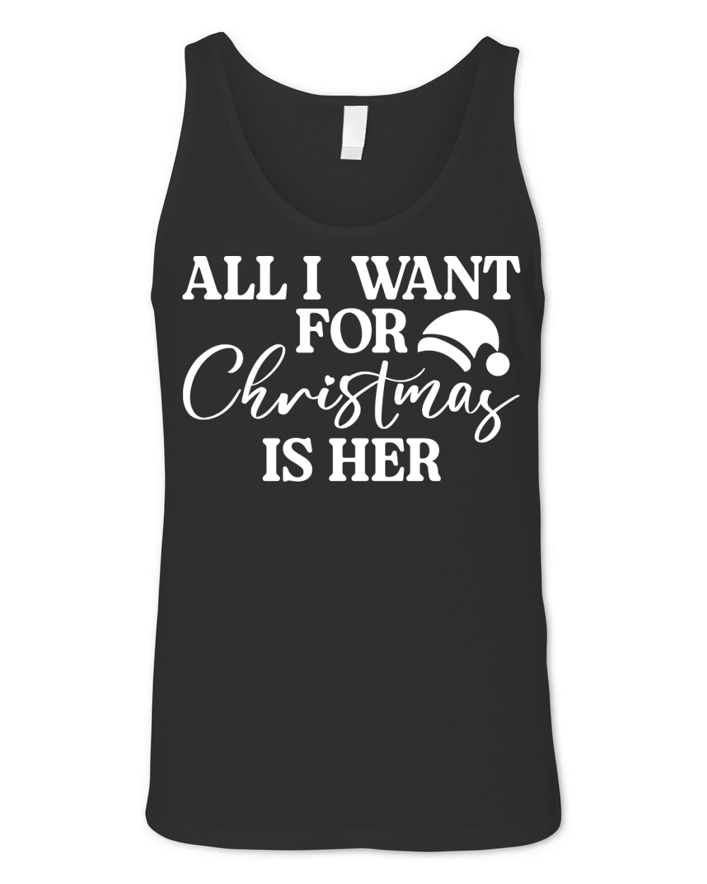 All i want for christmas is her Unisex Jersey Tank