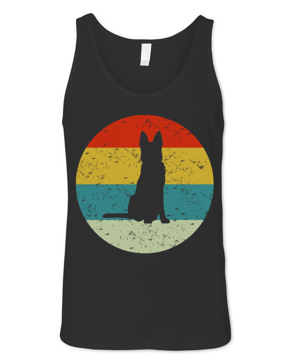 GERMAN SHEPHERD vintage Unisex Jersey Tank