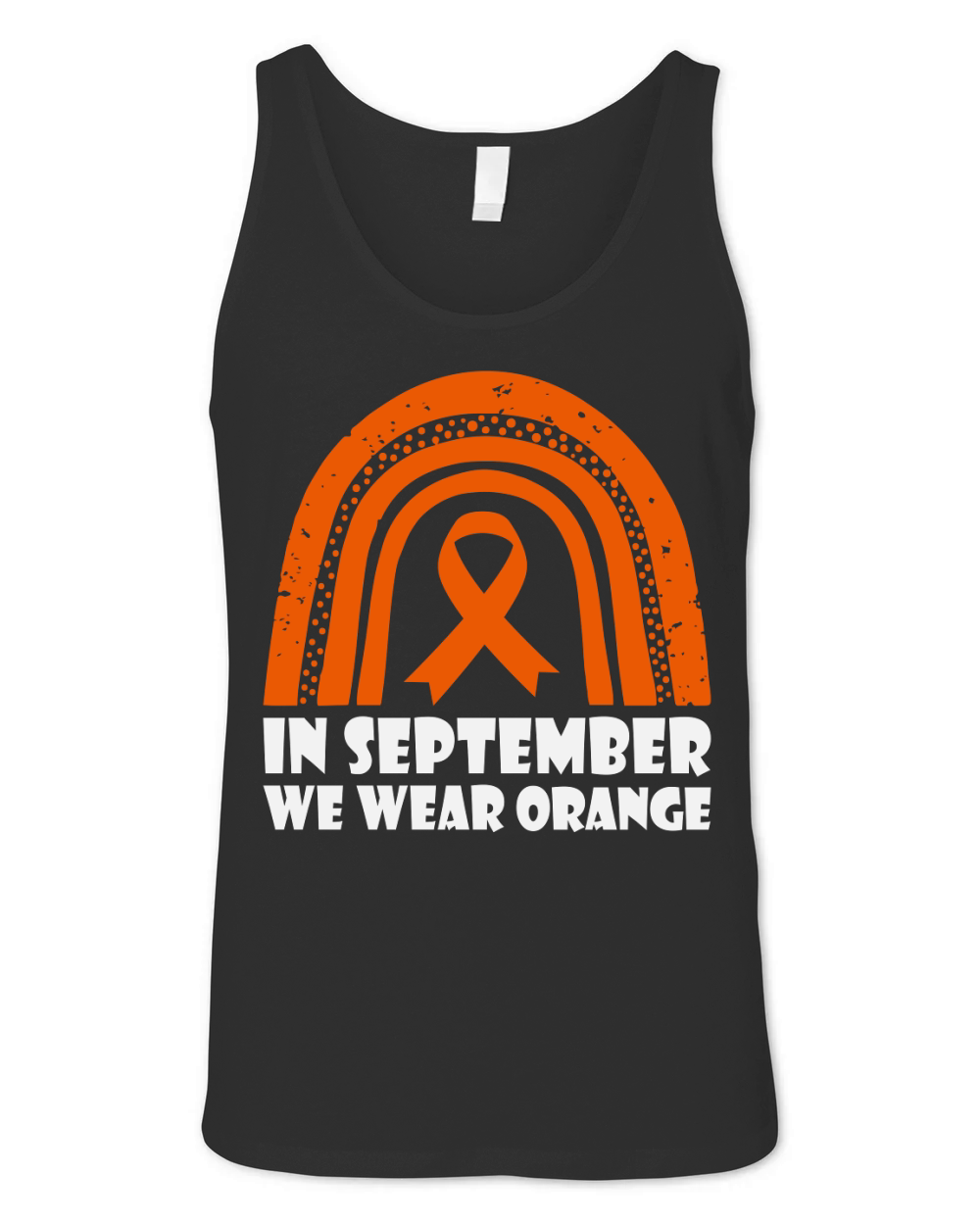In September We Wear Orange Unisex Jersey Tank