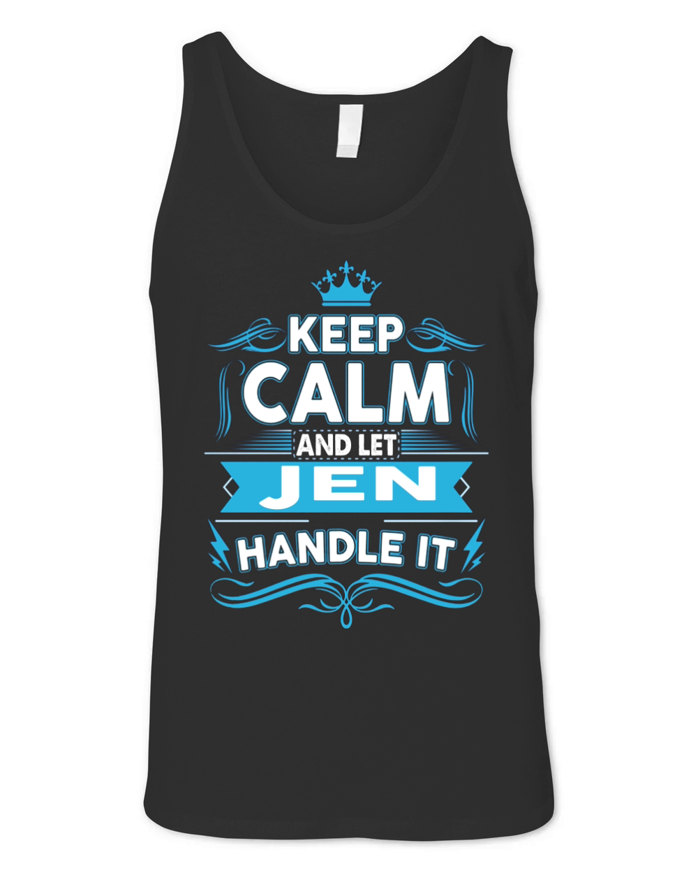 Keep calm JEN, JEN tshirt Unisex Jersey Tank