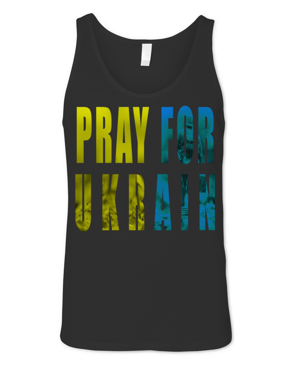 PRAY FOR UKRAIN Unisex Jersey Tank