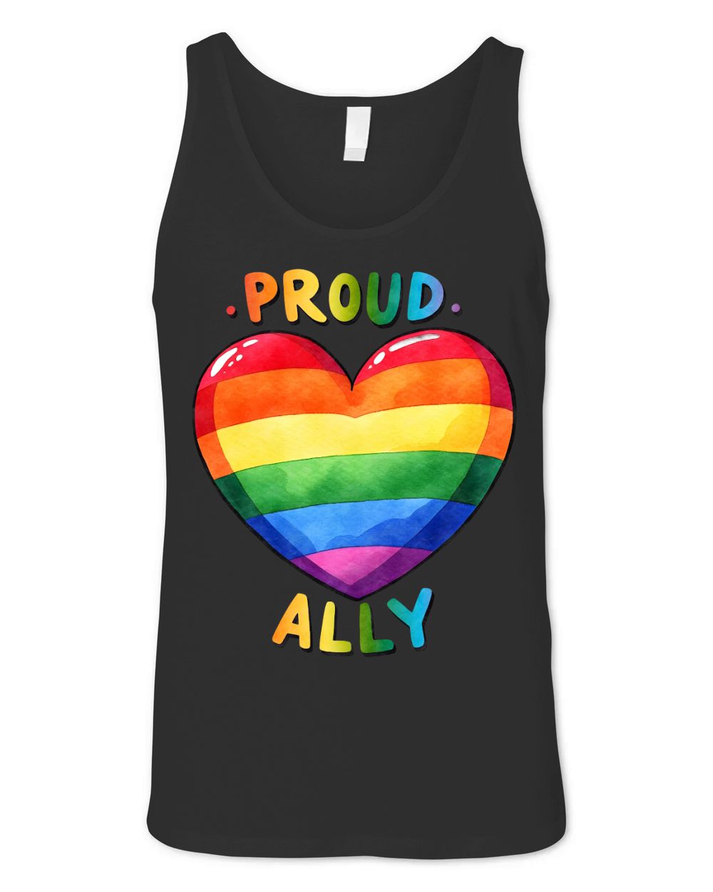 Proud ally Unisex Jersey Tank