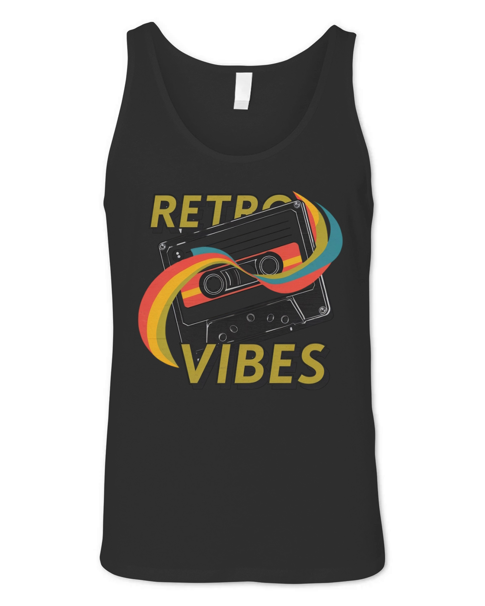 Retro vibes 4 Unisex Jersey Tank