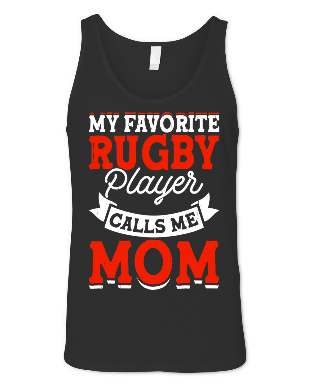 Vintage Rugby Player Calls Me Mom Unisex Jersey Tank