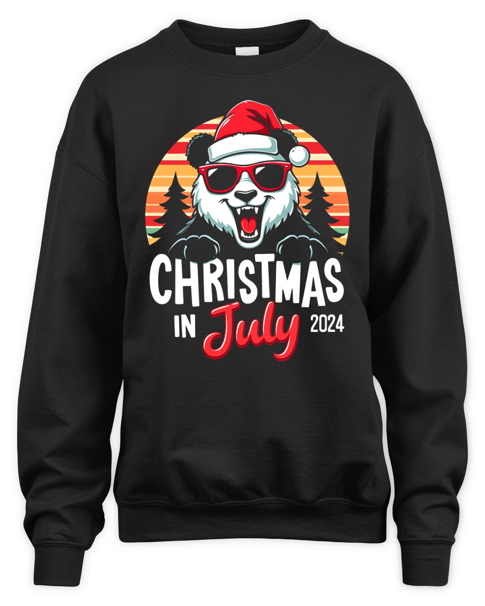 Christmas In July 2024 3 Unisex Premium Crewneck Sweatshirt