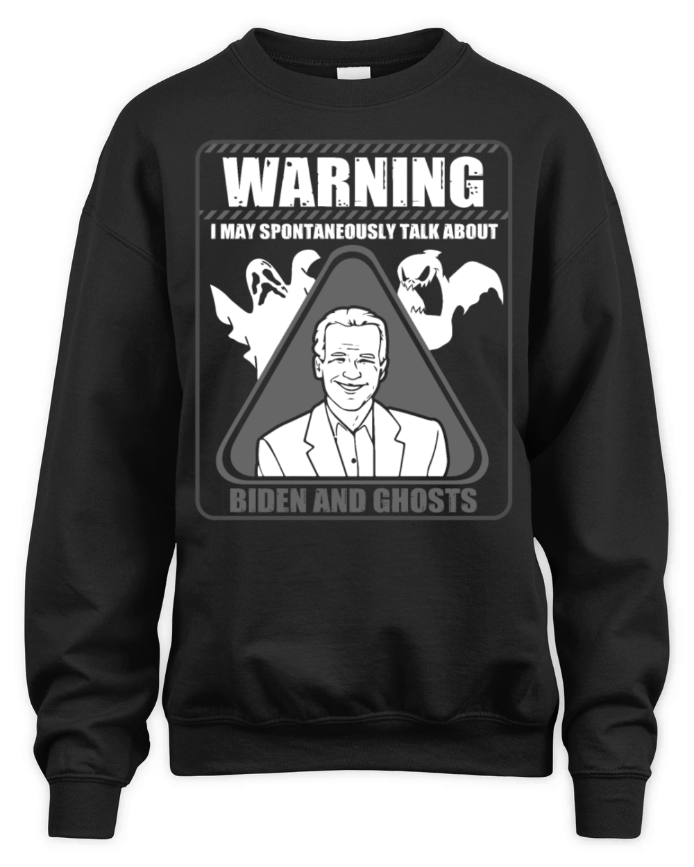 Halloween Joe Biden horror ghost scary Unisex Premium Crewneck Sweatshirt