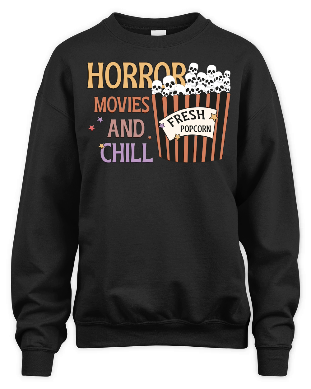 Horror movies and chill Unisex Premium Crewneck Sweatshirt