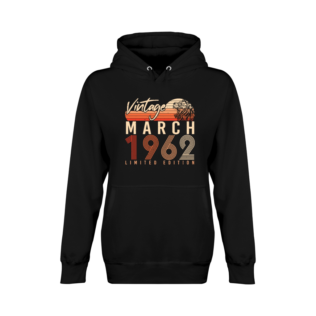 1962 March Vintage Limited Unisex Premium Pullover Hoodie