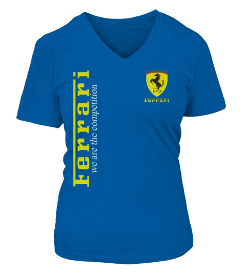 FERRARI SHIRT V-neck T-Shirt Woman