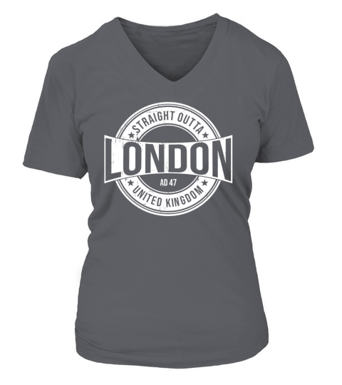 London V-neck T-Shirt Woman