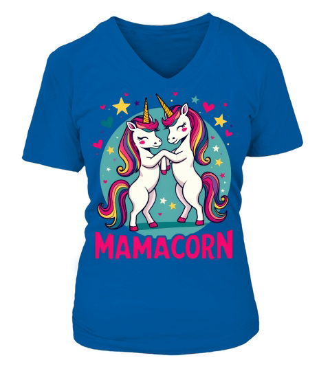 Mamacorn V-neck T-Shirt Woman