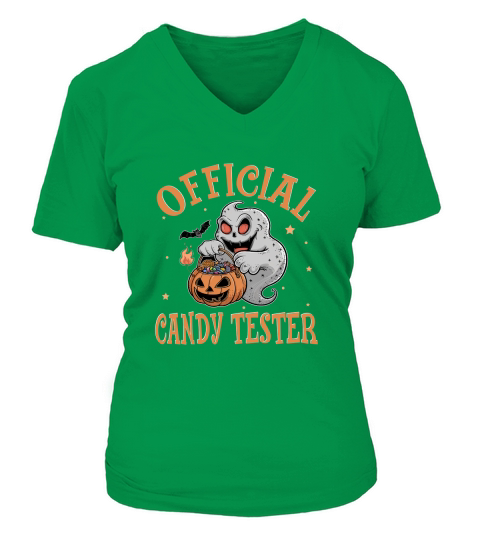 official candy tester V-neck T-Shirt Woman