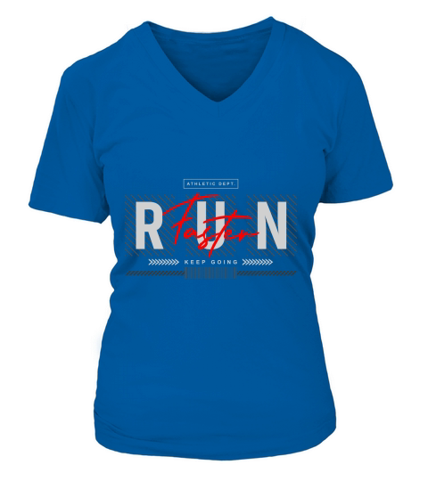 run 08 V-neck T-Shirt Woman