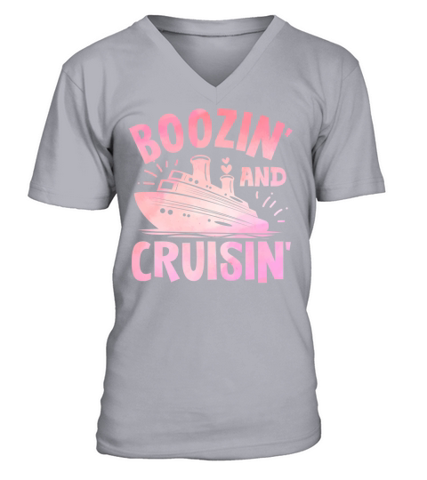 Boozin and cruisin V-Neck T-shirt
