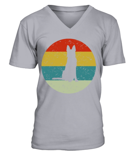 GERMAN SHEPHERD vintage V-Neck T-shirt