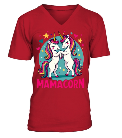 Mamacorn V-Neck T-shirt