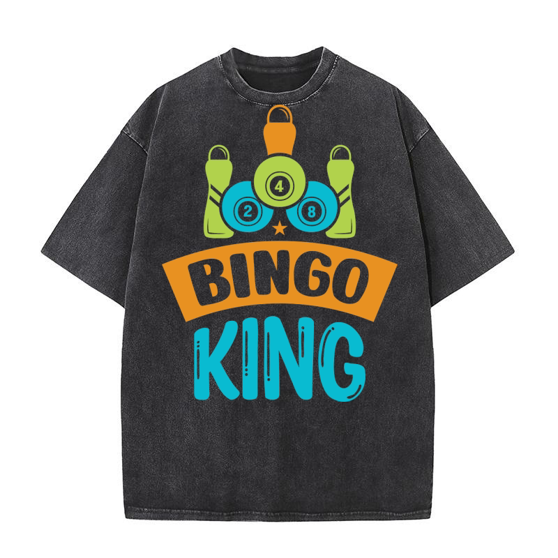 Bingo King 02 Washed T-Shirt