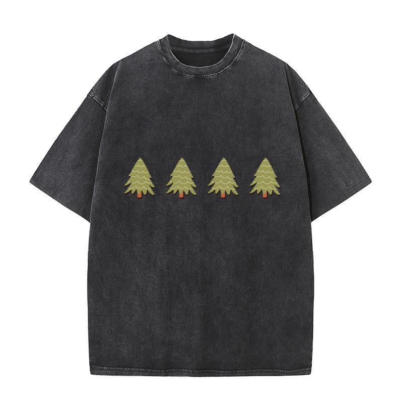 Christmas Tree (3) 4 2 Washed T-Shirt