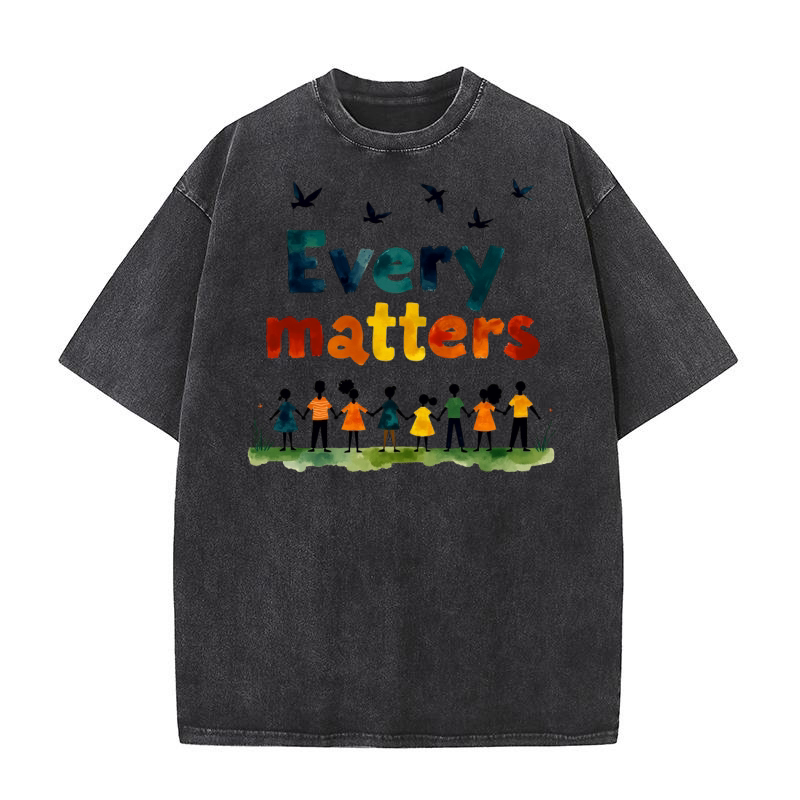 Every Matters  1 Washed T-Shirt