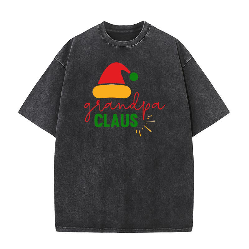Grandpa Claus Washed T-Shirt