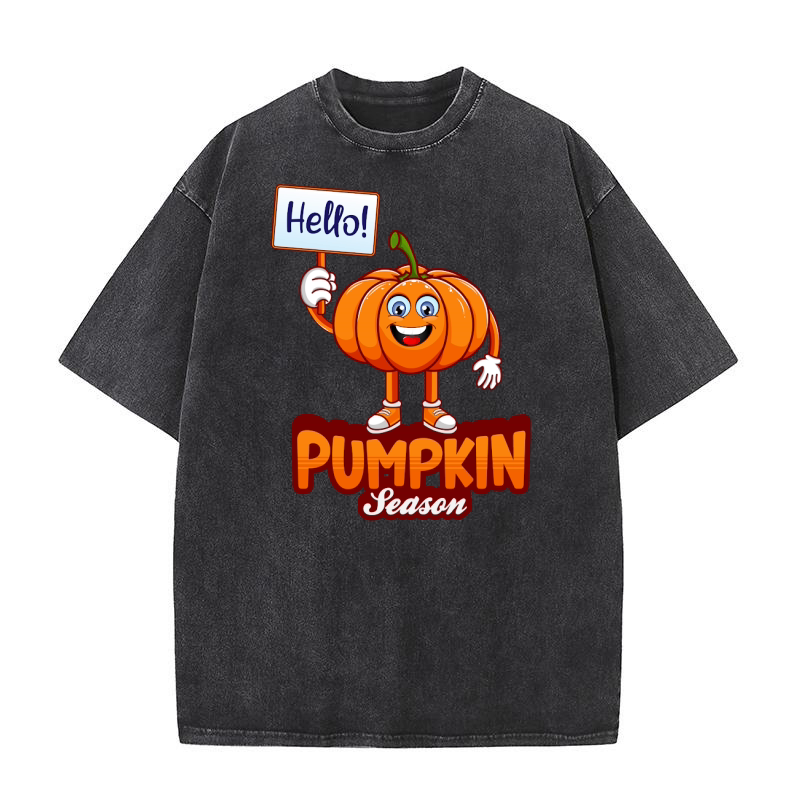 Hello! pumpkin season Washed T-Shirt