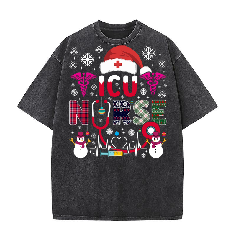 icu nurse 02 Washed T-Shirt