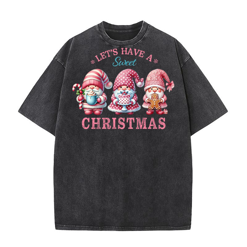 Lets Have A Sweet Christmas Washed T-Shirt