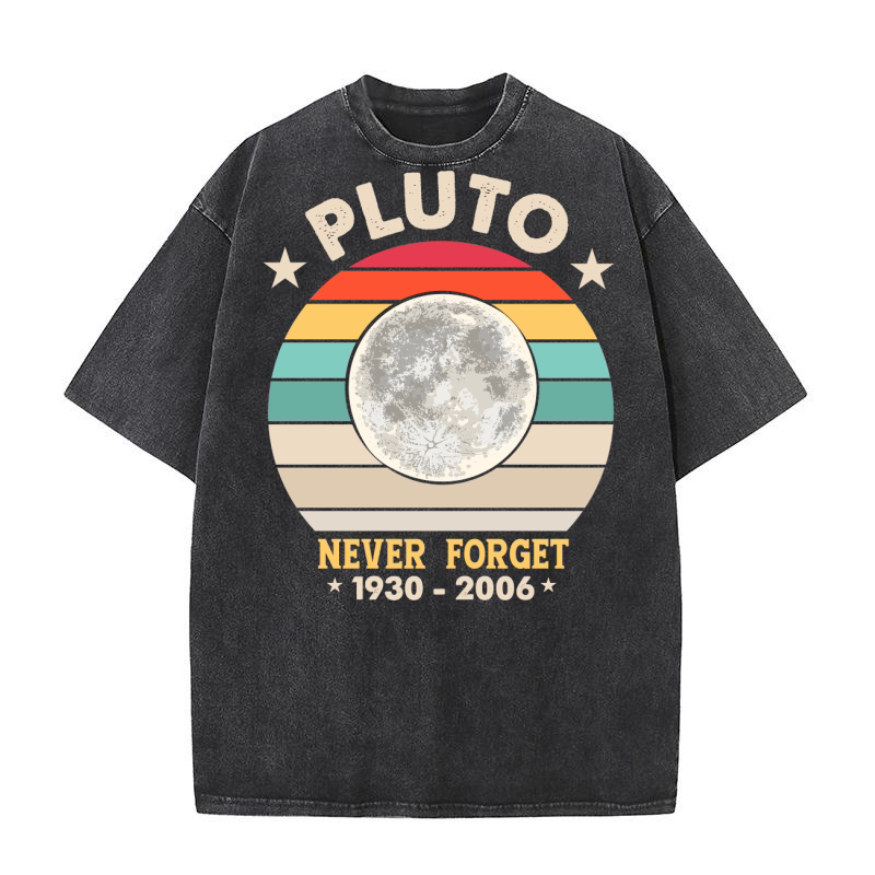 Pluto Never Forget 1930 2006 Washed T-Shirt